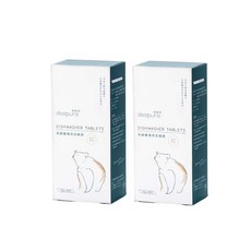 deepure 淨森林 洗碗機專用洗碗錠60入，純淨無味，深層清潔，保護洗碗機, 600g, 2盒