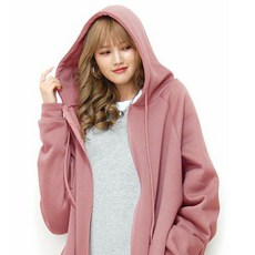 현이네 ] 기모 롱 후드 집업