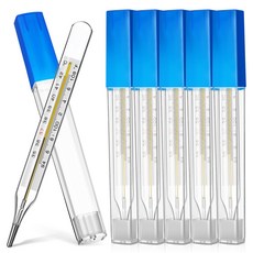 TOYANDONA 6pcs 유리 온도 측정 - 일반 사용 테스트 도구 가족을 위한 정확한 빠른 판독 듀얼 스케일