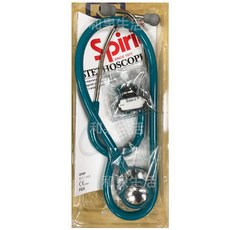 Spirit 精國 CK-601P 專業級輕便雙面聽診器 可刻字, 顏色12(藍綠), 1個
