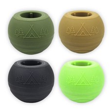 캠핑체어 실리콘의자커버 고무캡의자발 4p세트, 탄 베이지