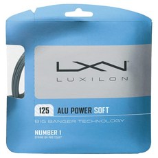 Luxilon ALU Power Rough 130 테니스 스트링 - 200m 릴 그레이
