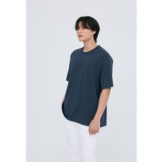 잠뱅이 남성 16수 절개 변형 자수 트임 뉴오버핏 반팔 티셔츠 AP2WTS306-TQ 770535