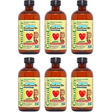 [차일드라이프] 대구간유오일 딸기맛 237mlX6개, 237ml