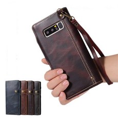 갤럭시S23 FE 케이스/SM-S711 천연소가죽지갑케이스/빈티지스타일