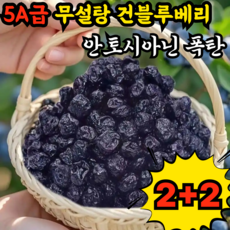 [유기농]프리미엄 건조 블루베리 무설탕 건조 블루베리 무설탕 건블루베리 100%, 4개, 100g