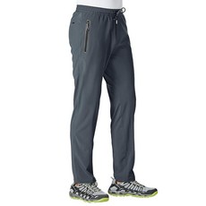 TBMPOY 남성용 경량 하이킹 팬츠 통기성 좋은 산악 캠핑 낚시 러닝 활동성 조거 팬츠 Medium