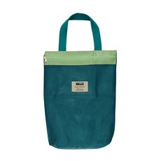 XBL-6700-라임틸그린 파스텔 오리발 망사가방, 라임틸그린