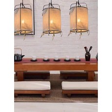 린넨 조명 한옥 천정등 펜던트 무드등 포인트등 직경 30x46cm 광원버전