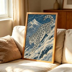 레트로 그림 서예 갤러리 품질의 캔버스 아트 포스터 홈 장식 중립 벽화, B. 21X30cmFrameless