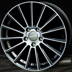 麗車坊 鋁圈 DTM55(2255) 鑄造 17吋 5孔112 適用多款車型, 1個
