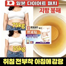 { 전신에 적용} 안전하고 효과적인 패치 팔뚝살 패치 뱃살 복부 내장지방 분해 남녀공용 날씬하고 싶은 곳에 부착, 1개, 14개입