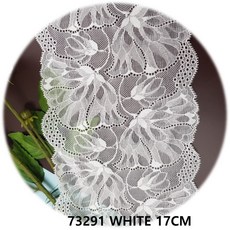 dklace 스판레이스모음 / 레이스 8-73291 폭 17cm 자가드, 1개, 핑크