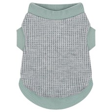 프리미엄 애완동물 옷: 베이지 탱크 탑 강아지 셔츠 - 장난스런 강아지를 위한 쉬운 디자인의 신축성 있는 의류 XX-라지 262681, 초록색, 1