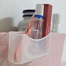 물결샵 2P 걸이형 다용도 미니 수납케이스 정리대 깔끔한 소품 꽂이 냉장고 잡화 박스 보관함 서랍