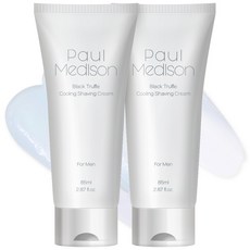 폴메디슨 블랙트러플 쿨링 쉐이빙 크림, 2개, 85ml