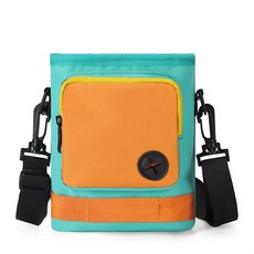 寵物訓練斜揹包 狗狗零食飼料袋 多功能收納 輕量化設計 耐磨材質, 綠色, 1個