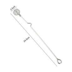 台灣出貨 長柄多功能創意不銹鋼蜂蜜攪拌棒鷄蛋打蛋器烘焙打髮器果汁攪拌器, 1個, 攪拌器