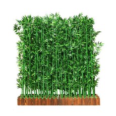 데이엘라 고급 대나무 조화 인조대나무 가림막 인테리어 파티션, 20개, 1.5m