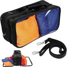 콘홀 가방 휴대용 케이스 - 손잡이와 탈착식 어깨끈이 있는 8개(측면당 4개) 보관 가능