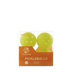 TADHG Pickleball 3팩 심리스 PE 볼 질감 있는 표면 내구성 게임 실내 실외 사용을 위한 일관된 바운스 및 제어 467979