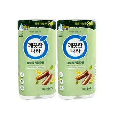 깨끗한나라 데일리 키친타올 120매 8롤 x 2팩, 2개