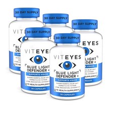 비트아이즈 블루라이트 디펜더 플러스 루테인 제아잔틴 아스타잔틴 캡슐 Viteyes Blue Light Defender, 5개, 30정