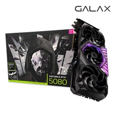 갤럭시 GALAX 지포스 RTX 5080 HOF GAMING BLACK D7 16GB
