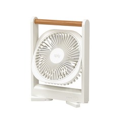 스플리 에어프레임 마그넷 자석 탁상용 무선 선풍기, 화이트, SP-AIR-FRAME