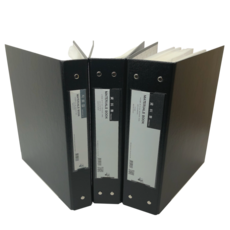 문구로드 A4 합지 자료집 50/100/200p(매수)대용량 화일 바인더, 합지50매, 흑색, 1개