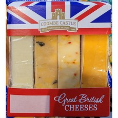 COOMBE CASTLE 4가지 다양한 영국치즈 80g X 4개입 / 영국