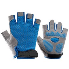7-12 M 어린이 자전거 장갑 어린이 여름 사이클링 장갑 주니어 가리키는 메쉬, 03 M, 02 파란