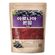 아로니아 가루 100 % 국산 아로니아 분말 국내산, 1개, 200g