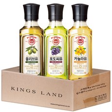 해표 카놀라유250ml + 해표 포도씨유250ml + 해표 올리브유250ml, 1세트, 250ml