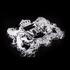 위모브 고광택 멀티 크롬엠블럼 차량용 엠블럼, 사자LION