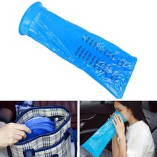 자동차 장거리 이동 멀미봉투 차량용 휴대용 방수 구토봉투 멀미비닐, 블루