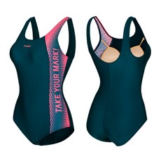 티막수영복[NC 강서점 직접출고] 심플 다이나믹 U자 실내 원피스 수영복