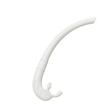 【小島生活】正浮力濕式呼吸管 自由潛水呼吸管 潛水美學 浮潛呼吸管 自由潛水漂浮呼吸管 全濕式呼吸管 台灣現貨, 正浮力呼吸管（白色