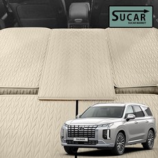 올카카 팰리세이드 리노 차박 평탄화매트 프리미엄 고강도 틈새연결 확장보드 바닥 트렁크 1P, 소형(1P), 새들브라운, 팰리세이드(7인승)