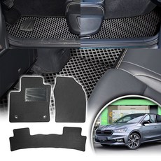 SKODA 斯柯達 FABIA 蜂巢腳踏墊, 1個, FABIA (2024,駕駛一片(左