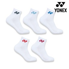 요넥스 양말 249SN007F 여성용 중목 5켤레 배드민턴 오남스포츠, 1세트 1세트