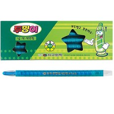 지구화학 투명이 낱색 색연필 12자루 1다스 하늘, 1개, 제품선택_하늘