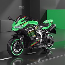 couyor 전동오토바이 전동바이크 작은전동오토바이, 작은 축전지, 발로, 그린, 1개