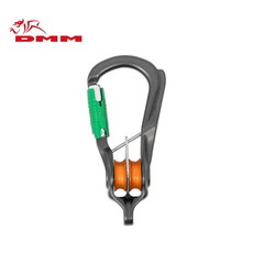 伊凱文戶外 DMM Revolver Rig Twin Locksafe 鋁合金雙滑輪三段鎖鉤環, 1個
