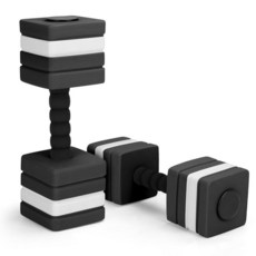 미국출고 평점4.5+ 237457 VAlinks 2 Pack Aquatic Exercise Dumbbells Swim High Density EVA Foam Pool Water, Black