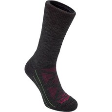 Wrightsock Merino Trail Crew 트레일 러닝 양말 남성 및 여성용 - 쿠션 처리된 물집 방지 양말 - 미국산