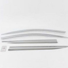 광택 싼타페 TM 햇빛차단 자외선차단 썬바이저 햇빛가리개 도금 크롬 68166PC 1(EA), 싼타페TM(18.02-) 4P