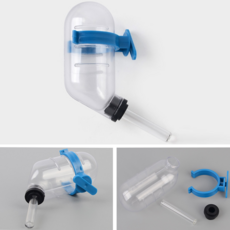 햄스터 진공방식 급수통 토끼 철망고정 물통 다람쥐 식수대, 1개