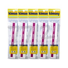 키모니 하이 소프트 레전드 오버그립 플라워 KGT137, 5개, White