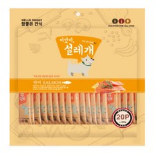 설레개 강아지간식 15g, 연어맛, 40개